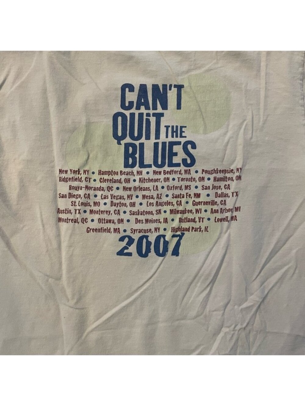 Buddy Guy 2007 Can’t Quit The Blues Concert Shirt View 4